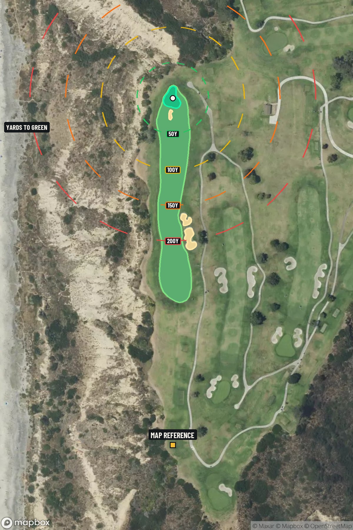 Hole 4 aerial at Torrey Pines Golf Club (South Course)