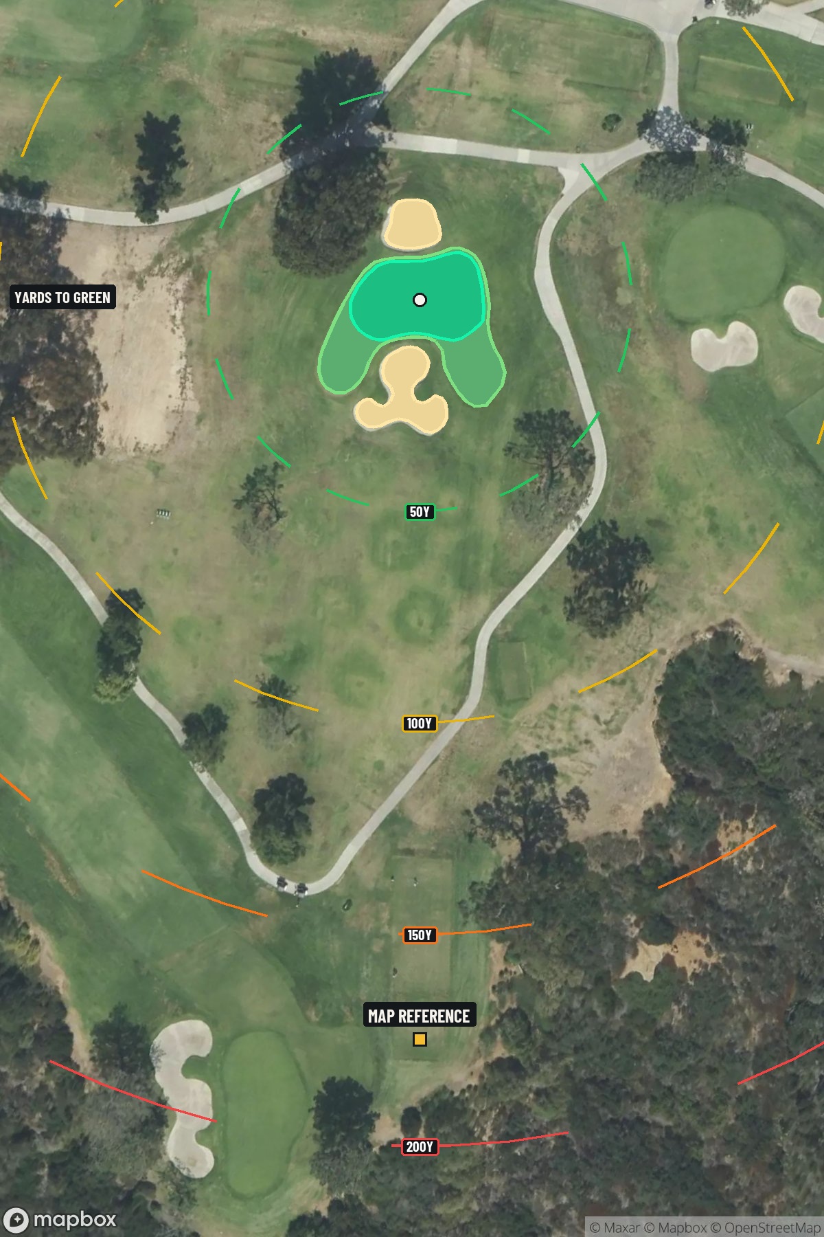 Hole 8 aerial at Torrey Pines Golf Club (South Course)