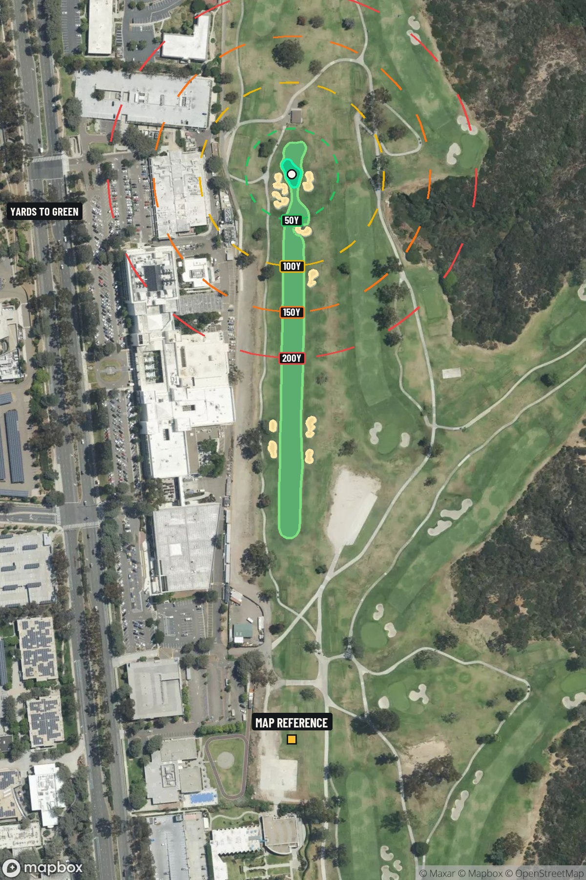 Hole 9 aerial at Torrey Pines Golf Club (South Course)