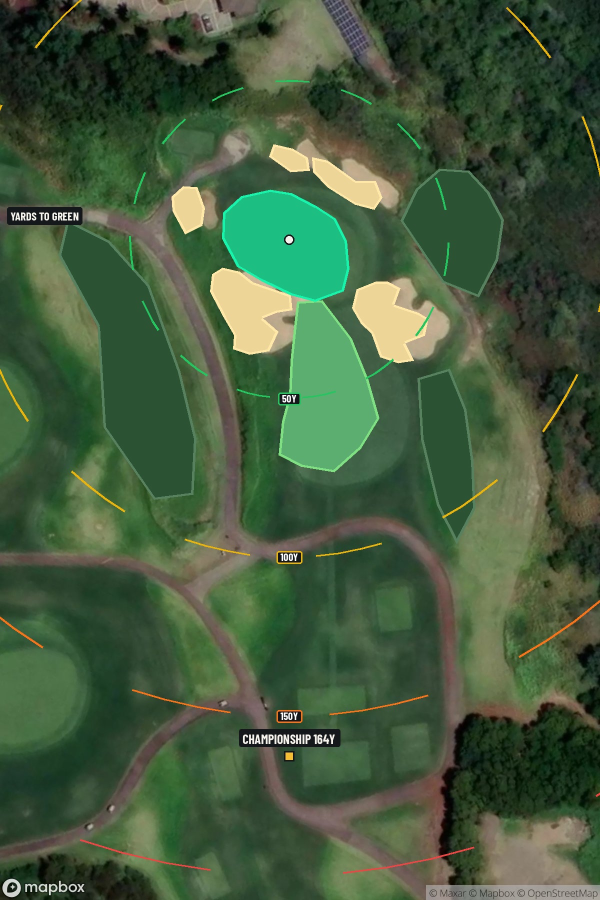 Hole 11 aerial at Kapalua Resort (Plantation course)