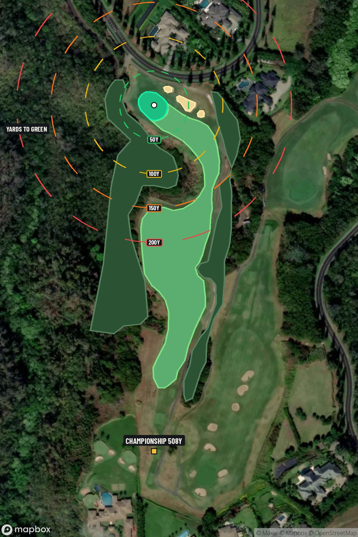 Hole 17 aerial at Kapalua Resort (Plantation course)