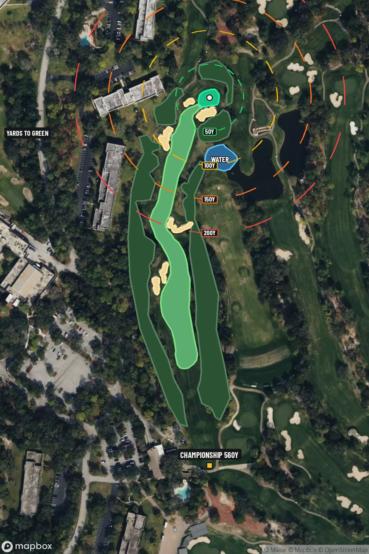 Hole 1 aerial at Westin Innisbrook Resort 'Copperhead Course'
