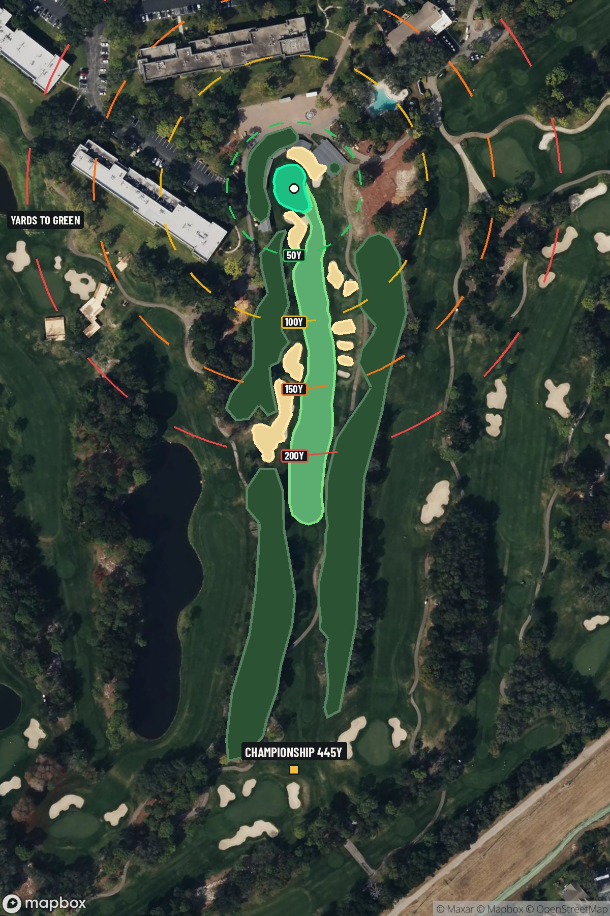 Hole 18 aerial at Westin Innisbrook Resort 'Copperhead Course'