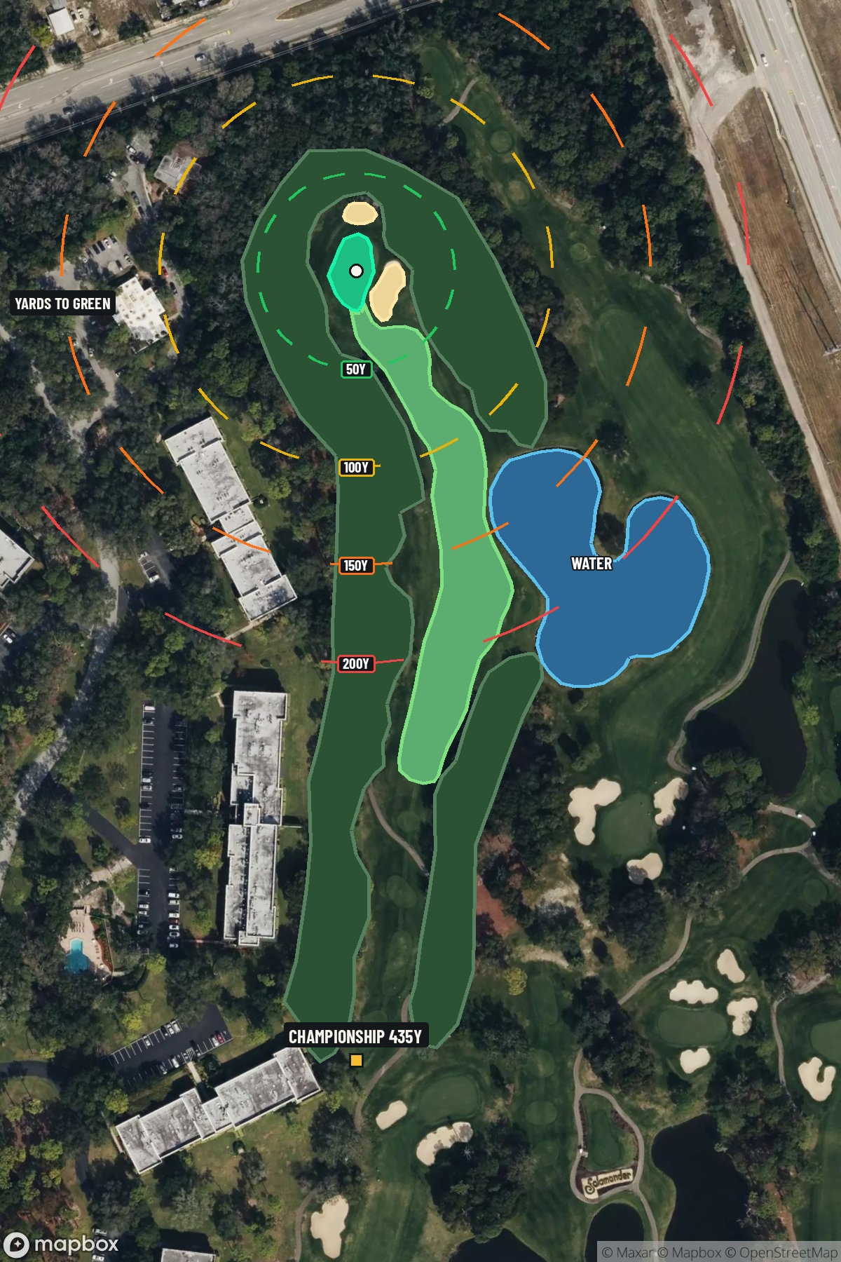 Hole 2 aerial at Westin Innisbrook Resort 'Copperhead Course'