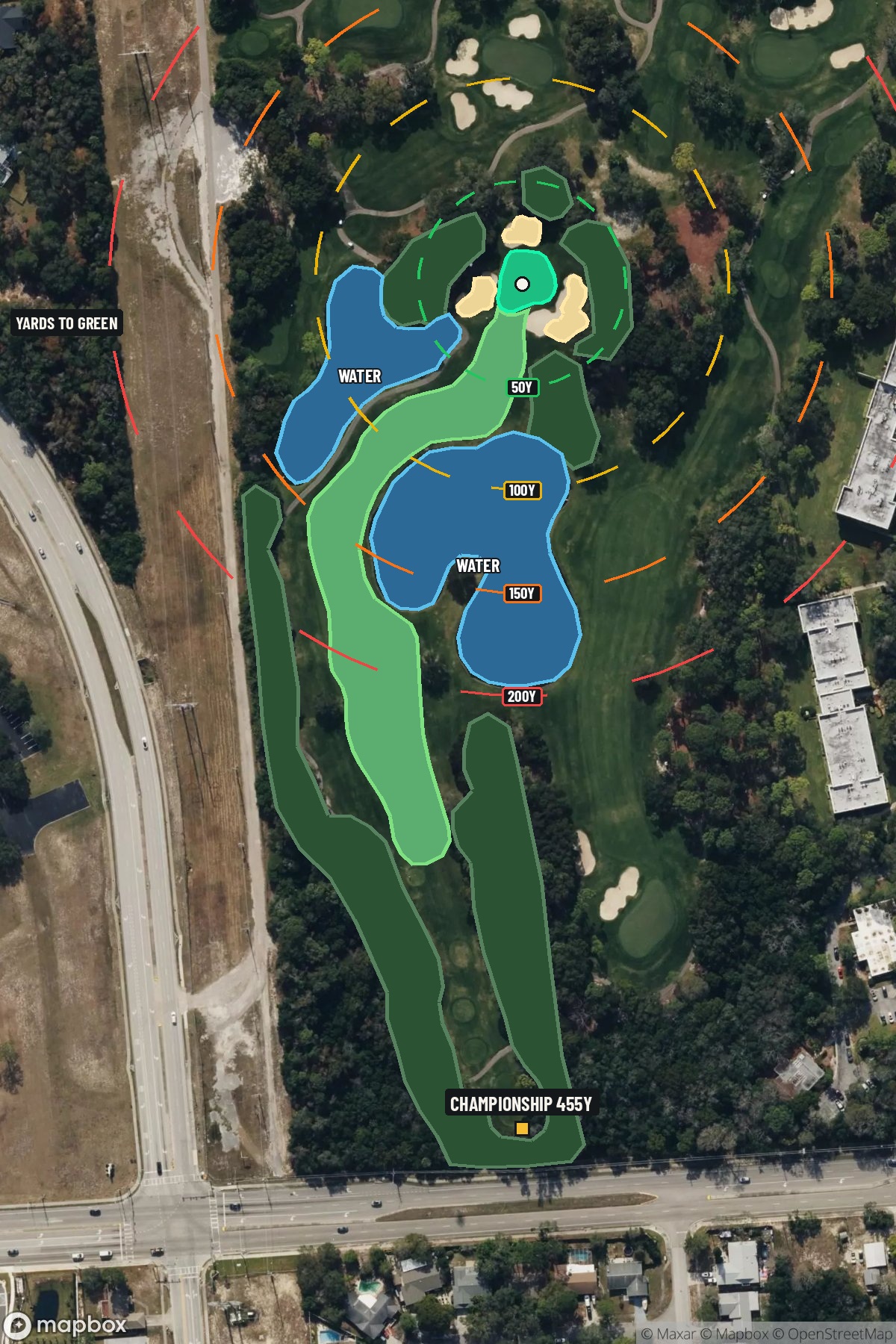 Hole 3 aerial at Westin Innisbrook Resort 'Copperhead Course'