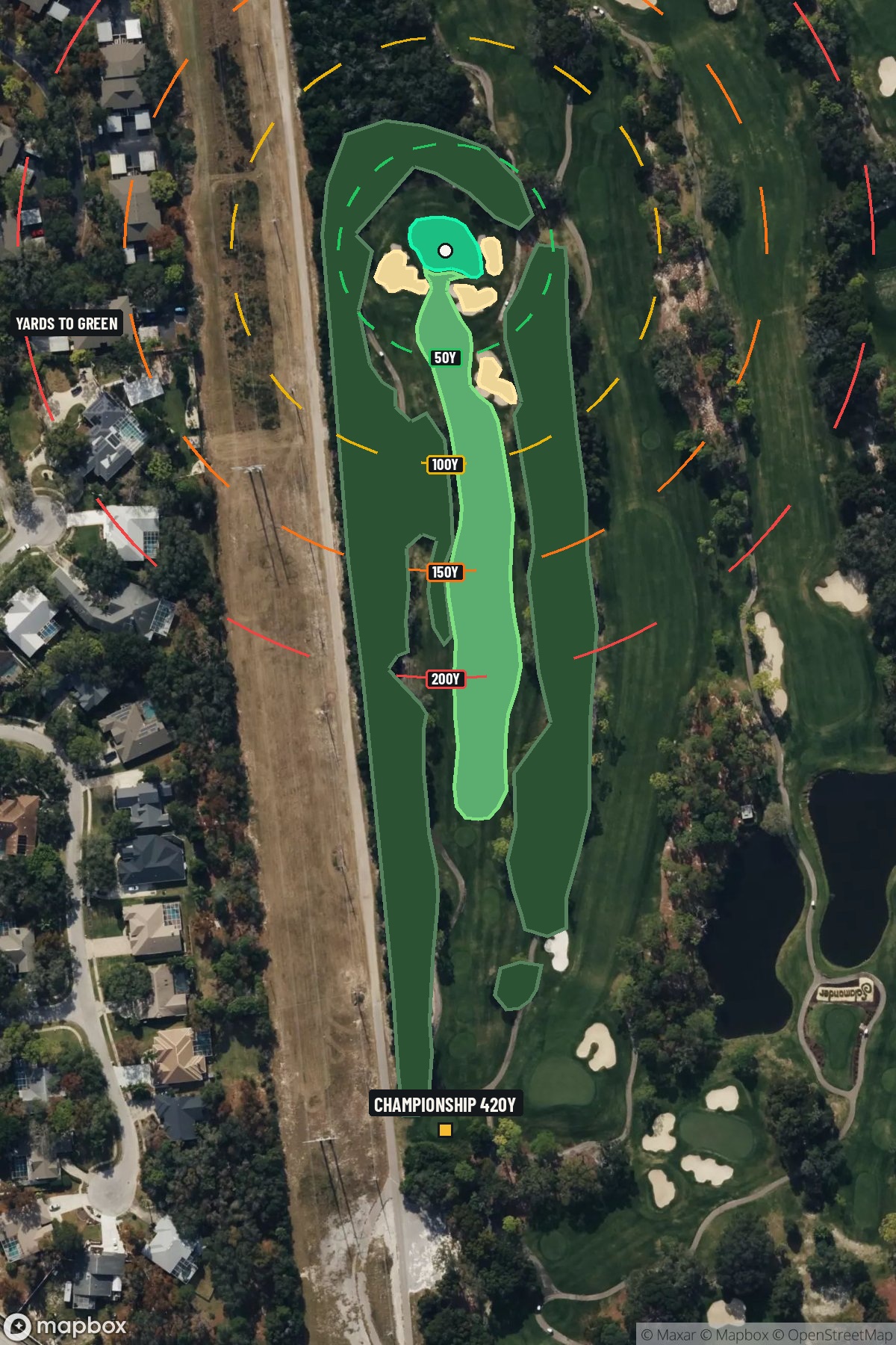 Hole 7 aerial at Westin Innisbrook Resort 'Copperhead Course'