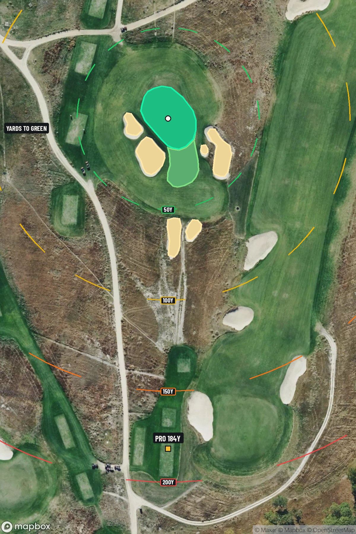 Hole 7 aerial at Shinnecock Hills Golf Club