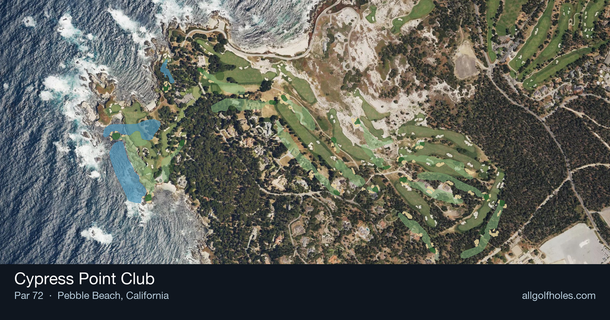 Cypress Point Club aerial view