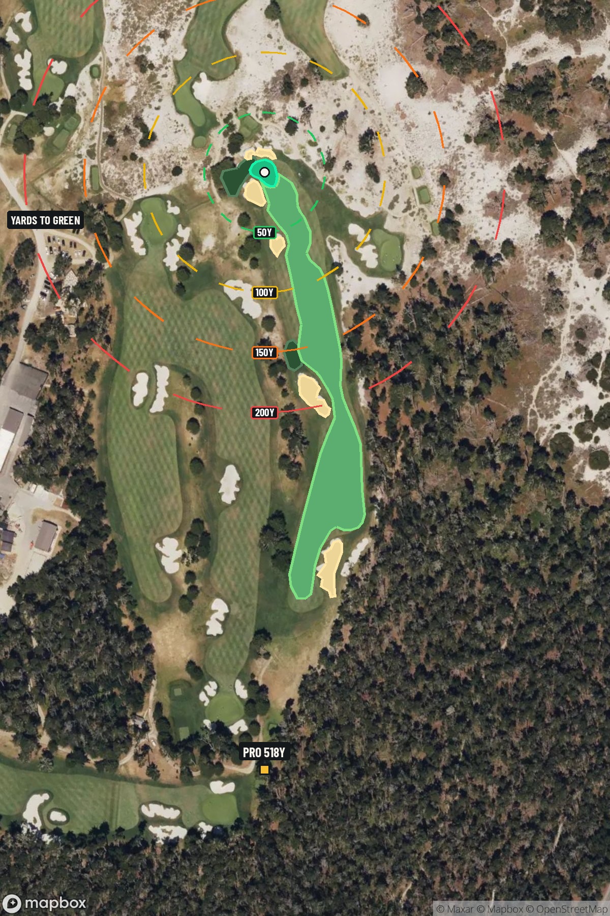 Hole 6 aerial at Cypress Point Club