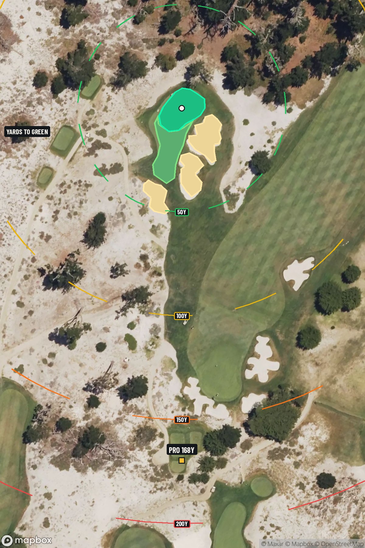 Hole 7 aerial at Cypress Point Club
