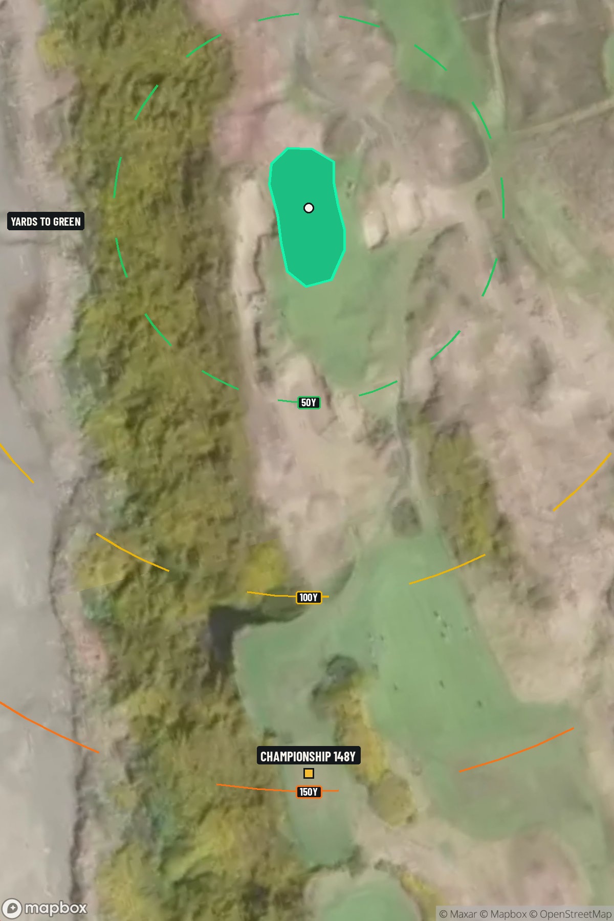 Hole 11 aerial at Bandon Dunes Resort (Pacific Dunes Course)