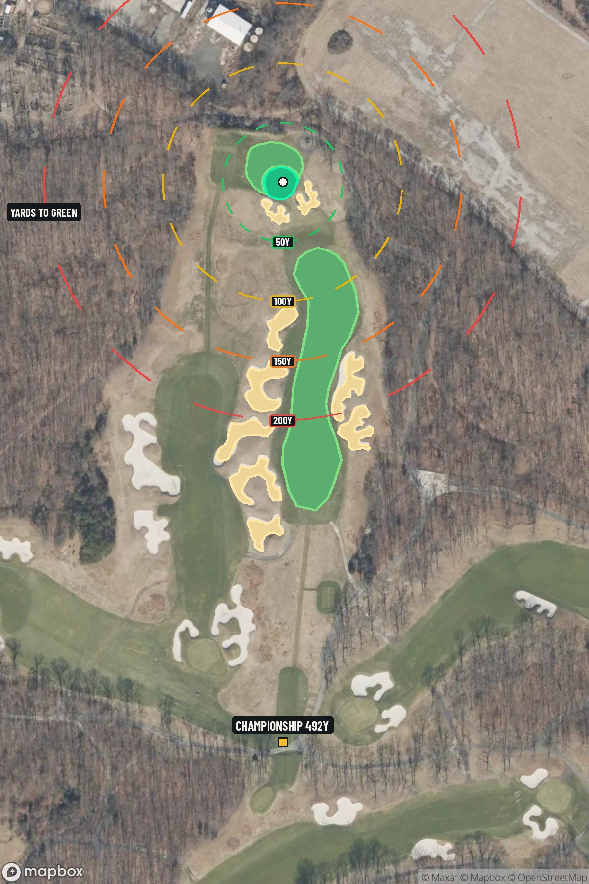 Hole 10 aerial at Bethpage State Park (Black Course)