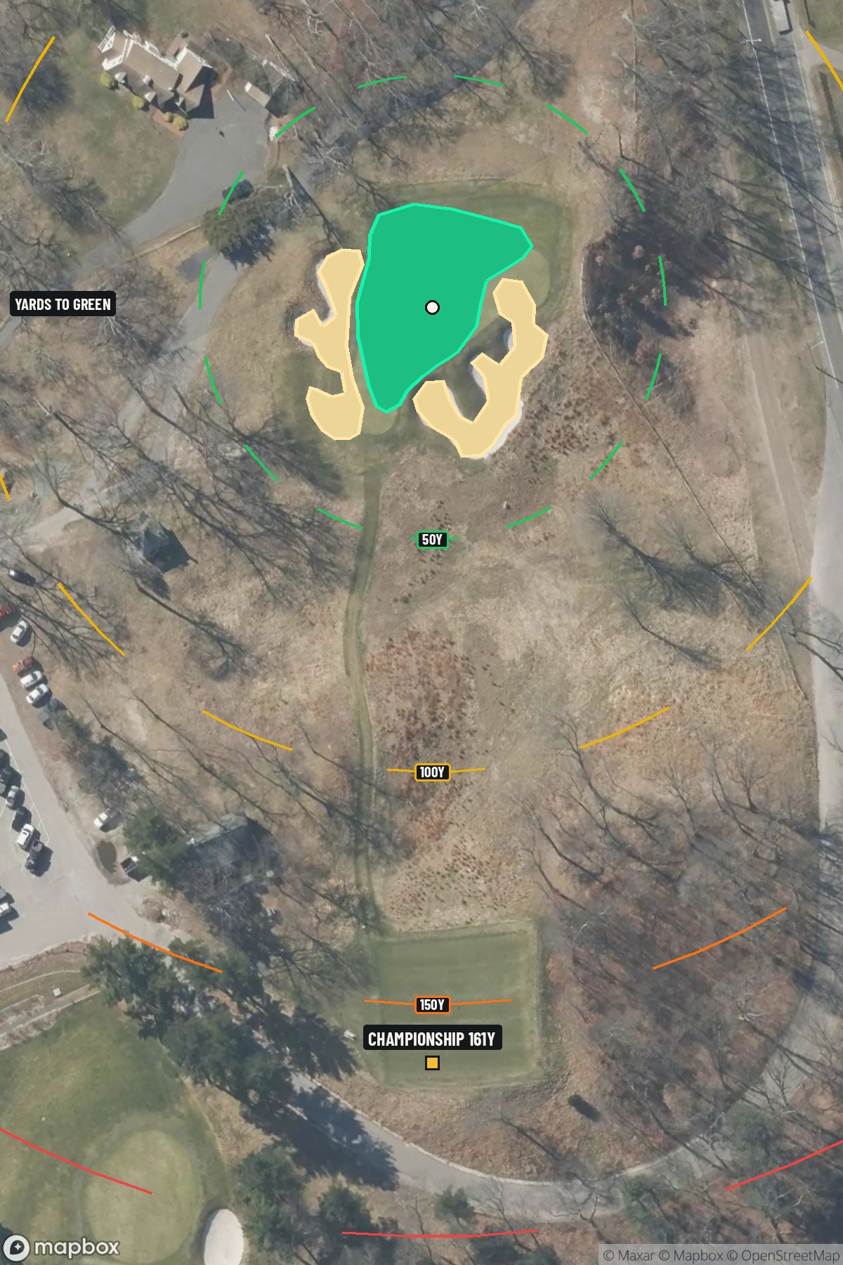 Hole 14 aerial at Bethpage State Park (Black Course)