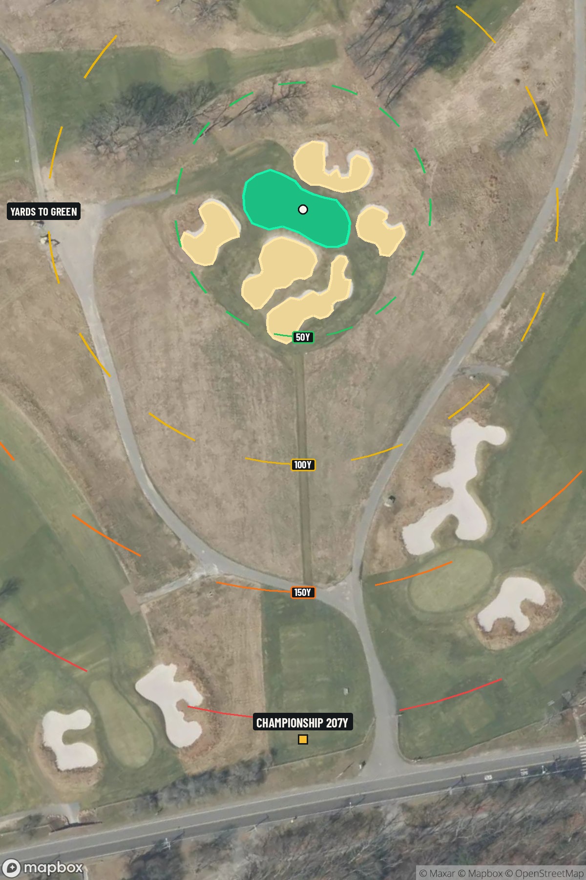 Hole 17 aerial at Bethpage State Park (Black Course)