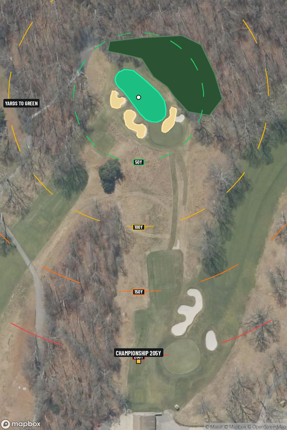 Hole 3 aerial at Bethpage State Park (Black Course)