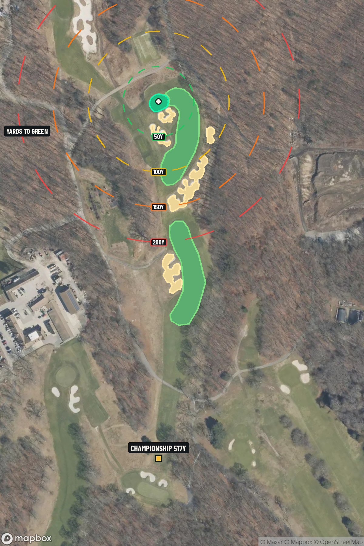 Hole 4 aerial at Bethpage State Park (Black Course)