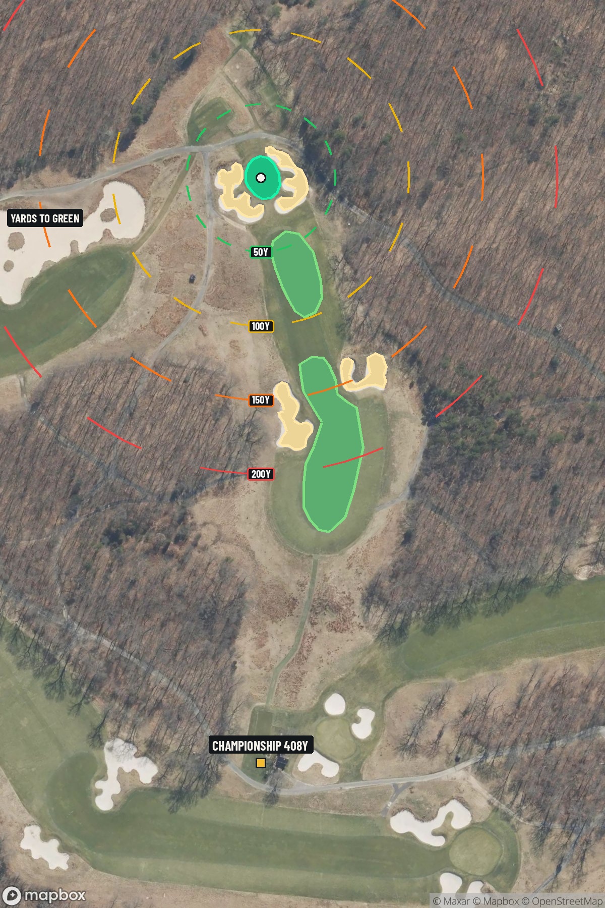 Hole 6 aerial at Bethpage State Park (Black Course)