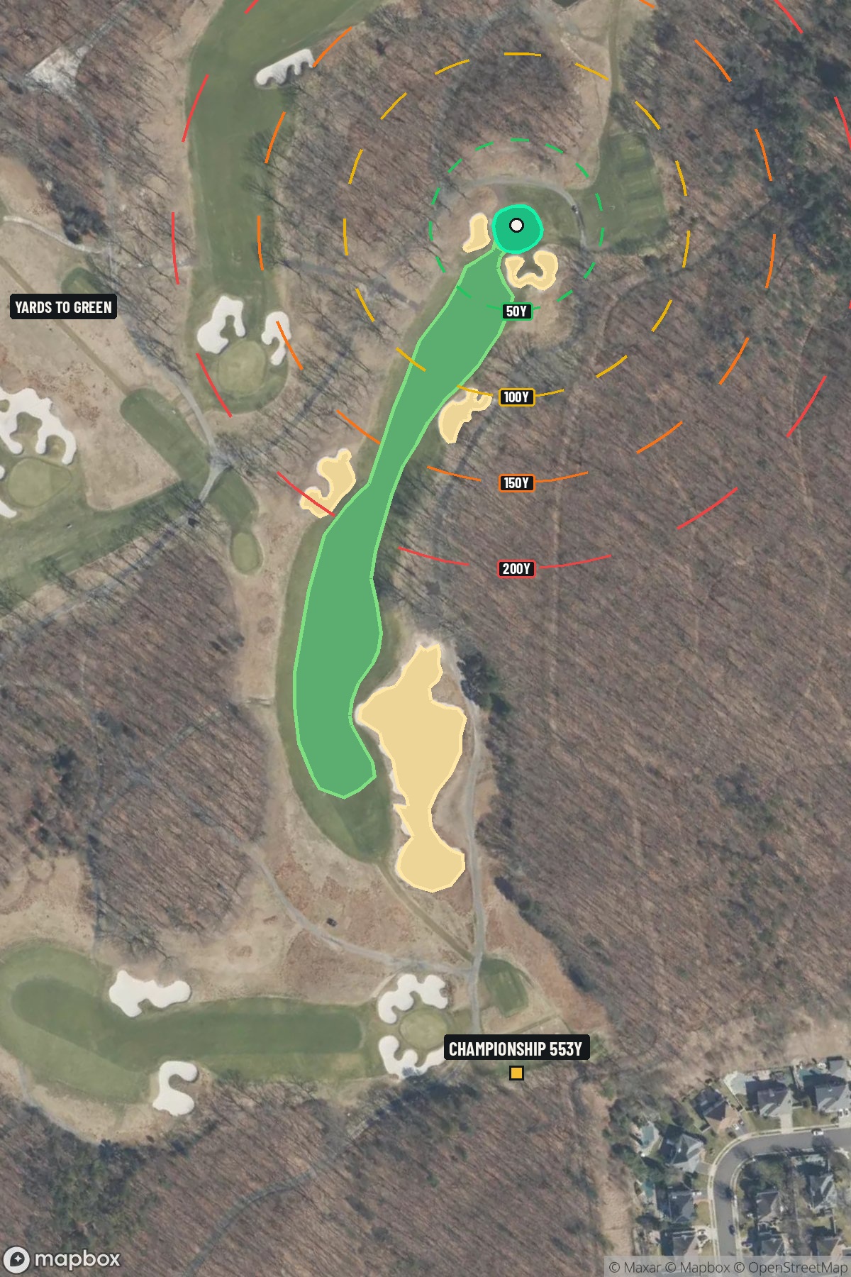 Hole 7 aerial at Bethpage State Park (Black Course)