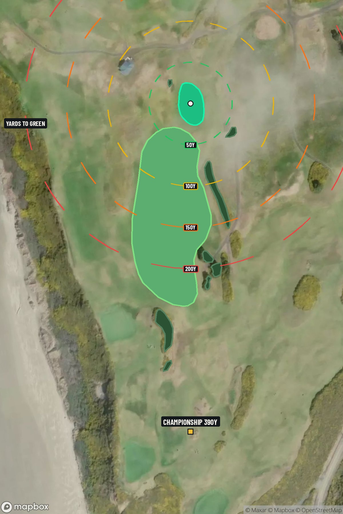 Hole 10 aerial at Bandon Dunes Resort (Sheep Ranch Course)