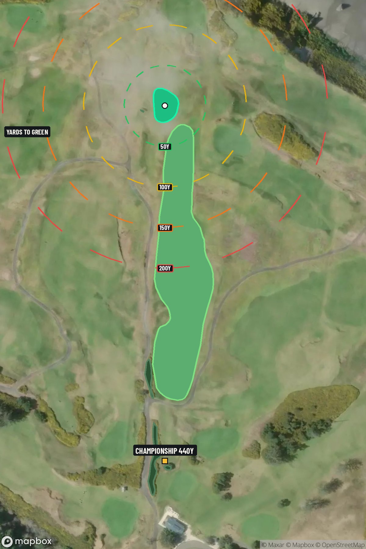 Hole 12 aerial at Bandon Dunes Resort (Sheep Ranch Course)