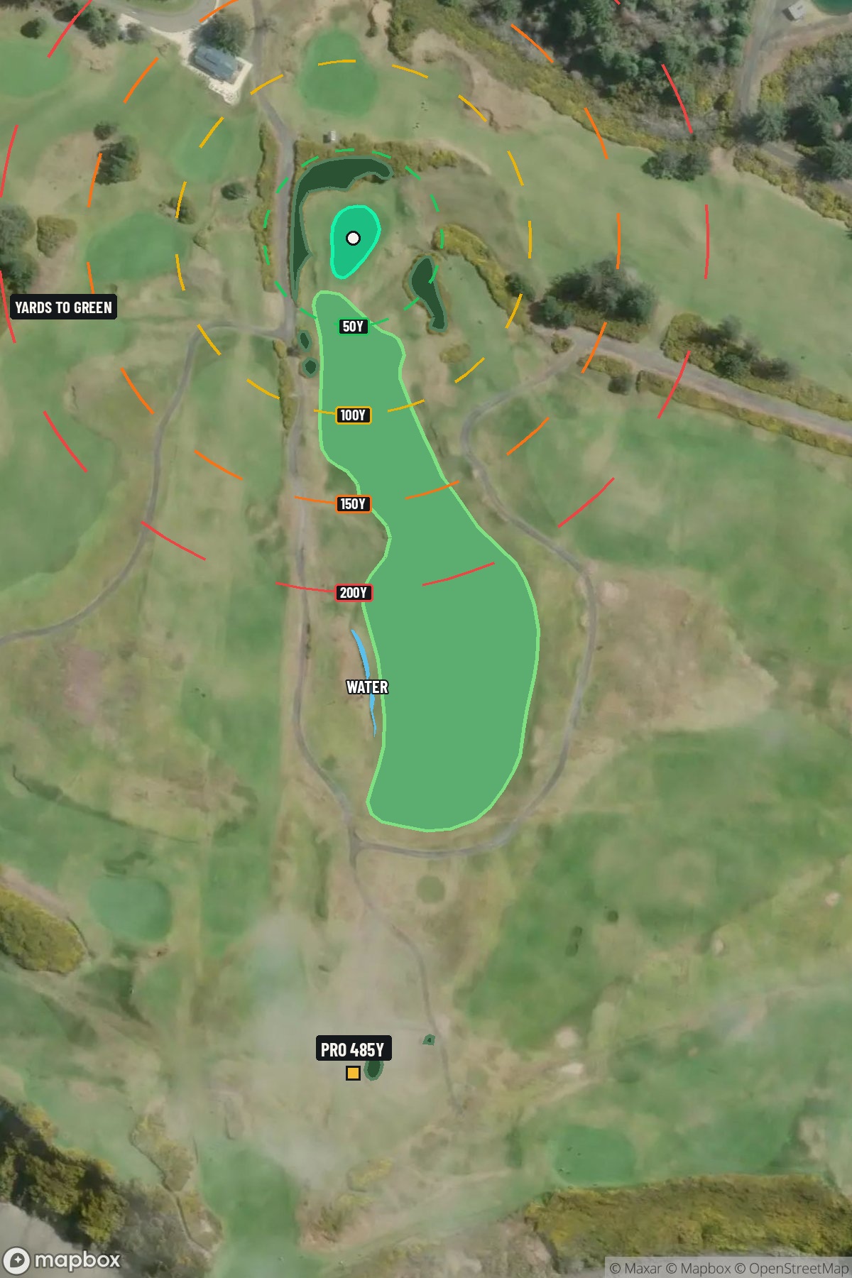 Hole 13 aerial at Bandon Dunes Resort (Sheep Ranch Course)