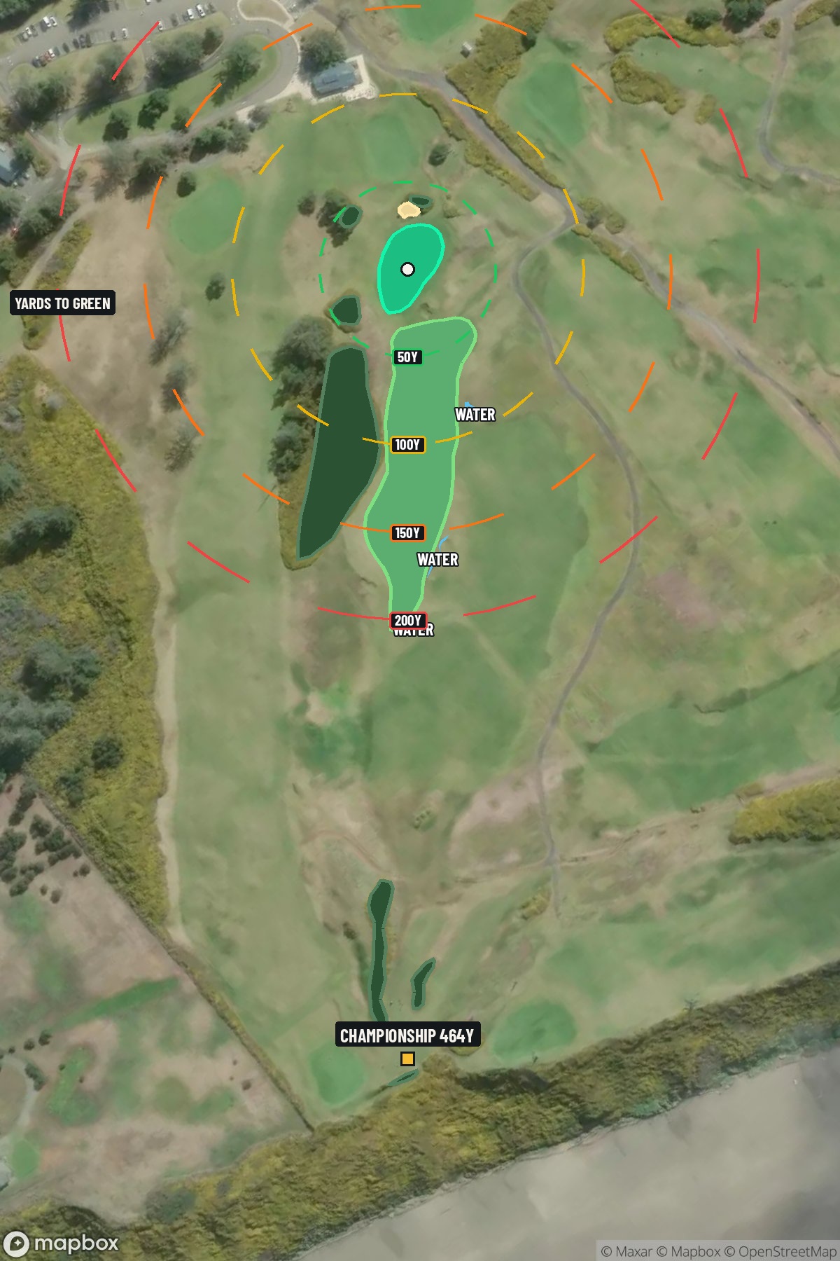 Hole 18 aerial at Bandon Dunes Resort (Sheep Ranch Course)