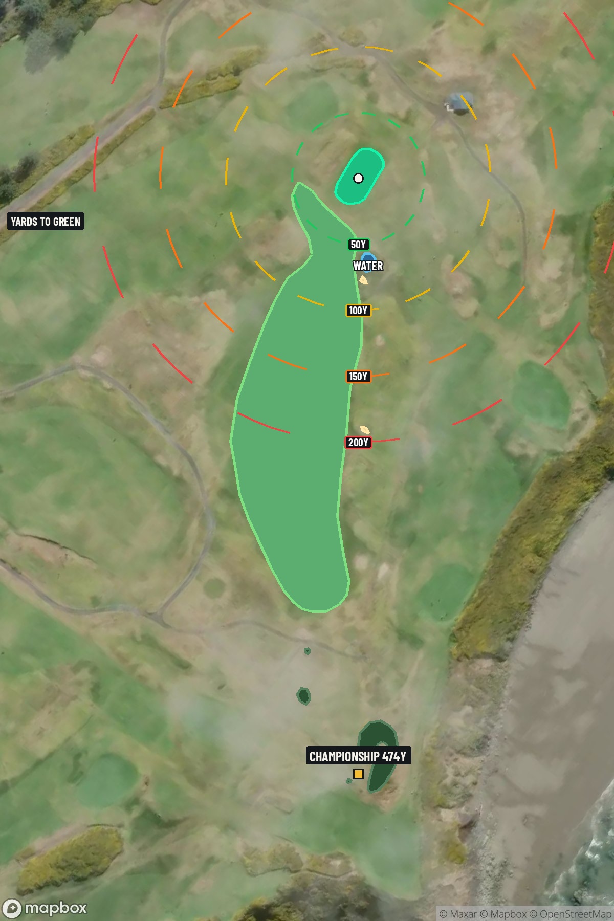 Hole 4 aerial at Bandon Dunes Resort (Sheep Ranch Course)