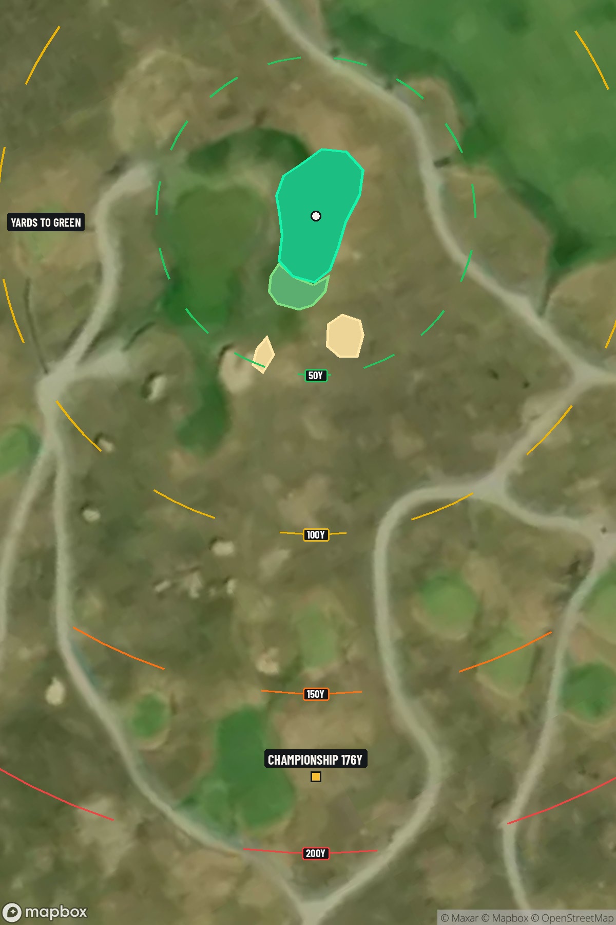 Hole 17 aerial at Arcadia Bluffs Golf Club