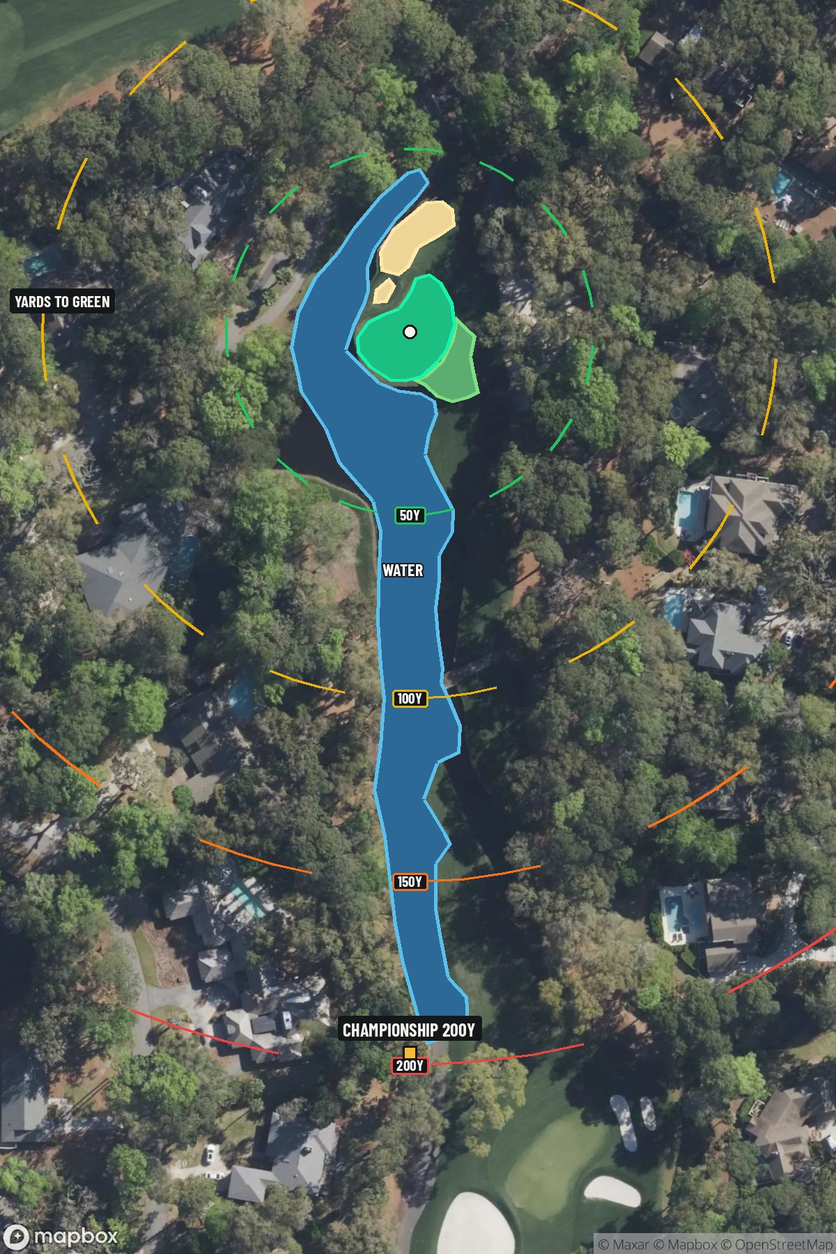 Hole 4 aerial at Sea Pines Resort - Harbour Town