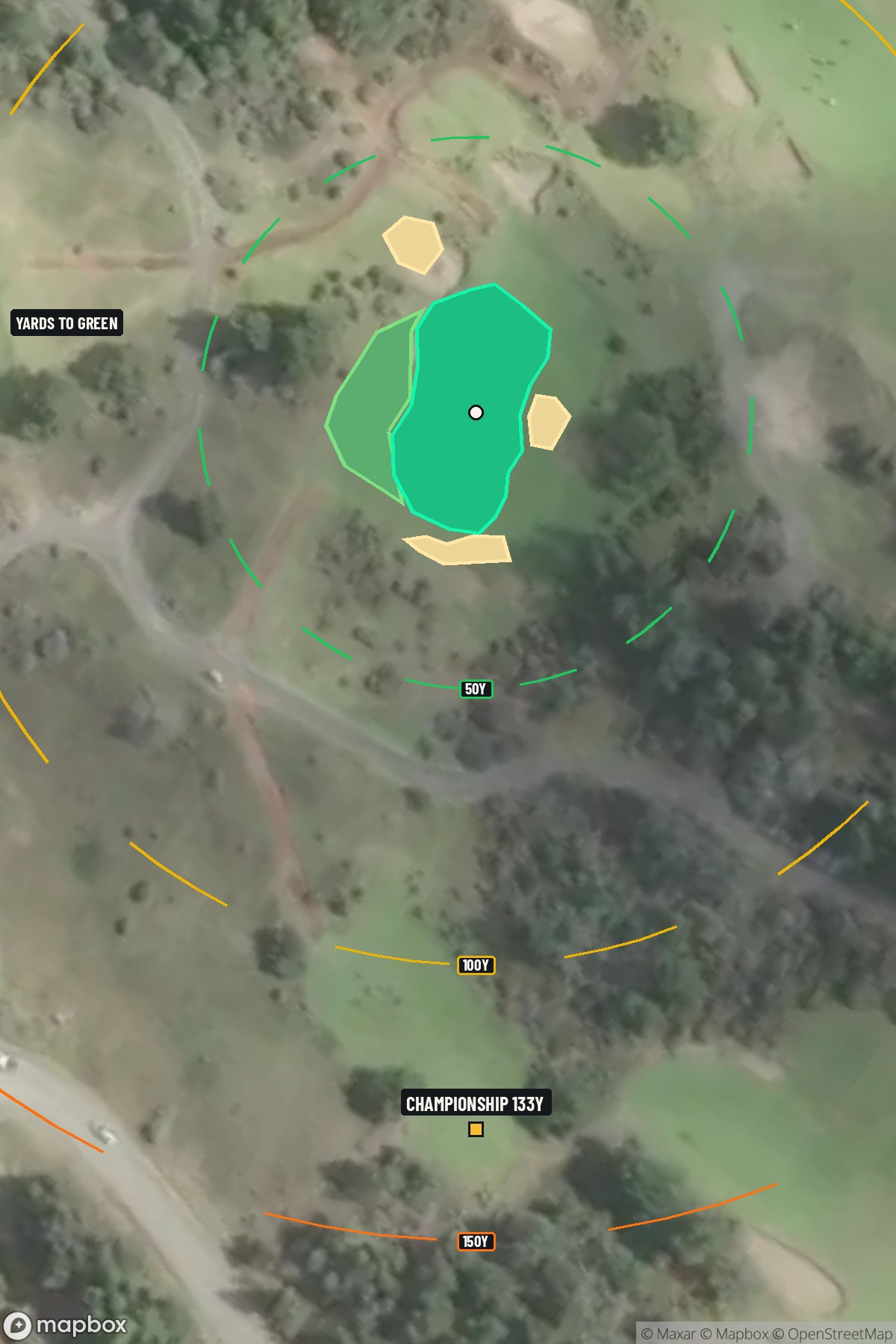 Hole 5 aerial at Bandon Dunes Resort (Bandon Trails Course)