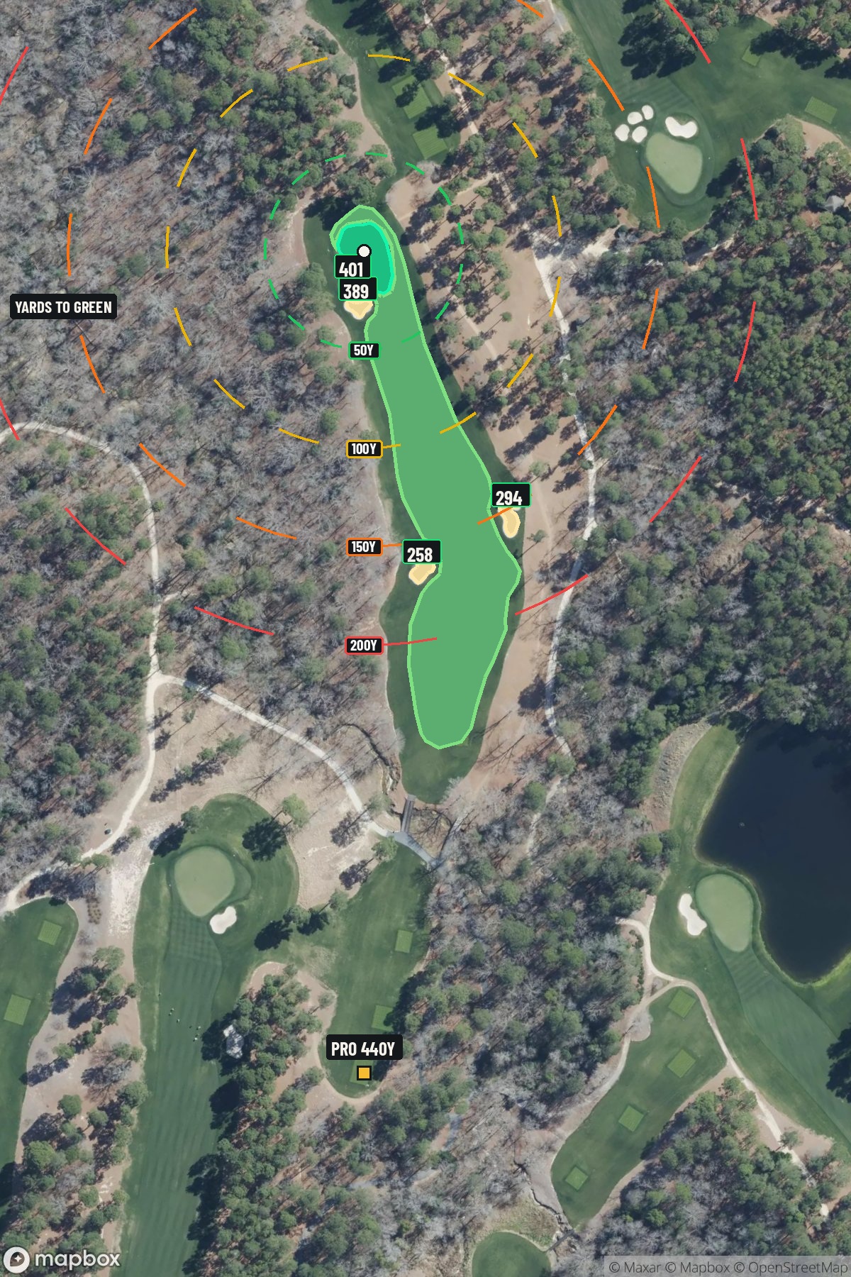 Hole 11 aerial at Sage Valley Golf Club