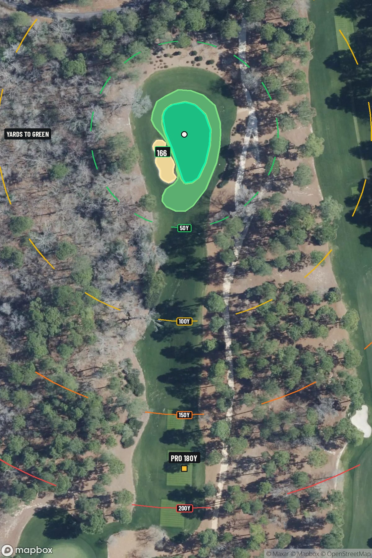 Hole 12 aerial at Sage Valley Golf Club