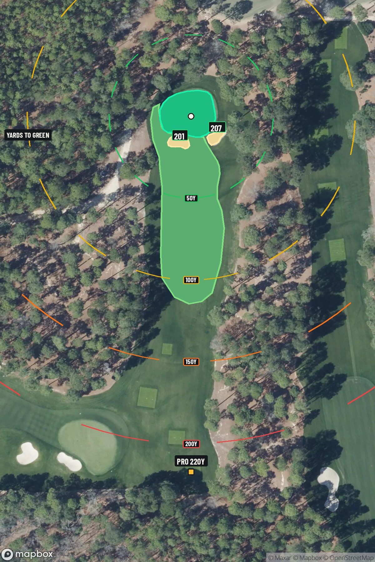 Hole 16 aerial at Sage Valley Golf Club