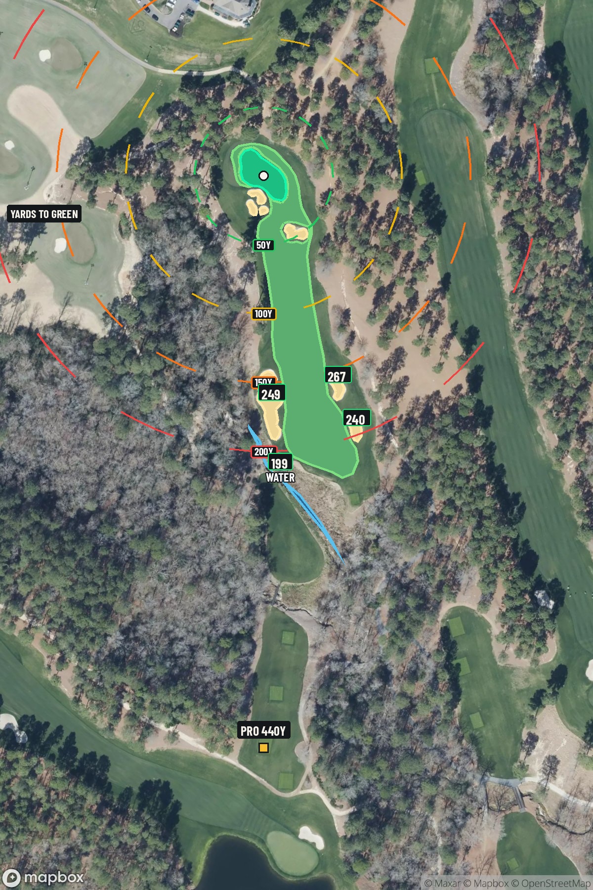 Hole 18 aerial at Sage Valley Golf Club