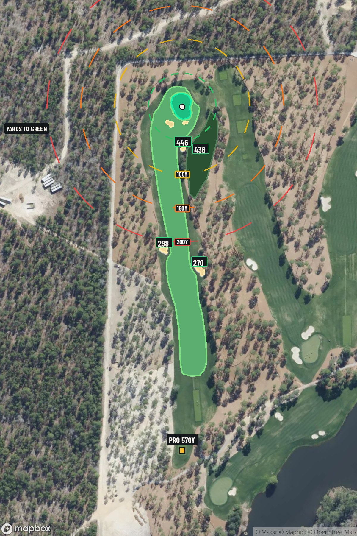 Hole 4 aerial at Sage Valley Golf Club