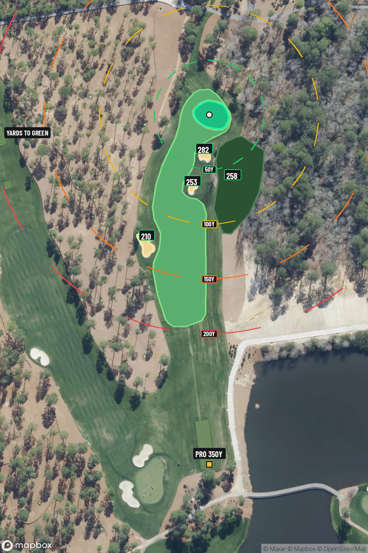 Hole 6 aerial at Sage Valley Golf Club