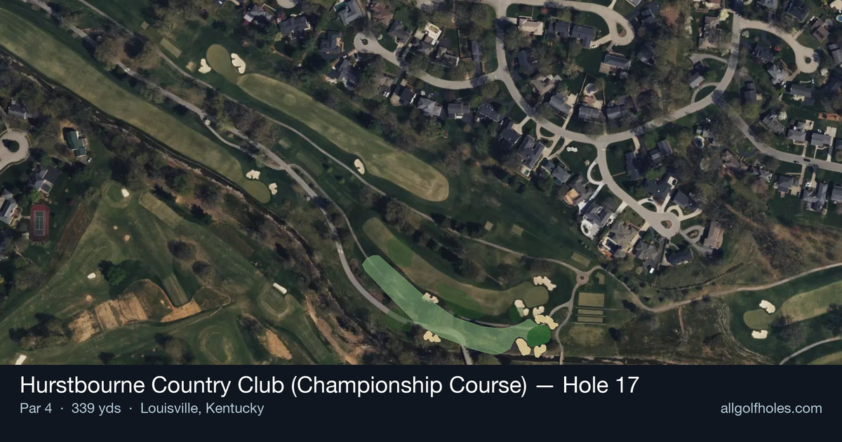 Hole 17 aerial at Hurstbourne Country Club (Championship Course)