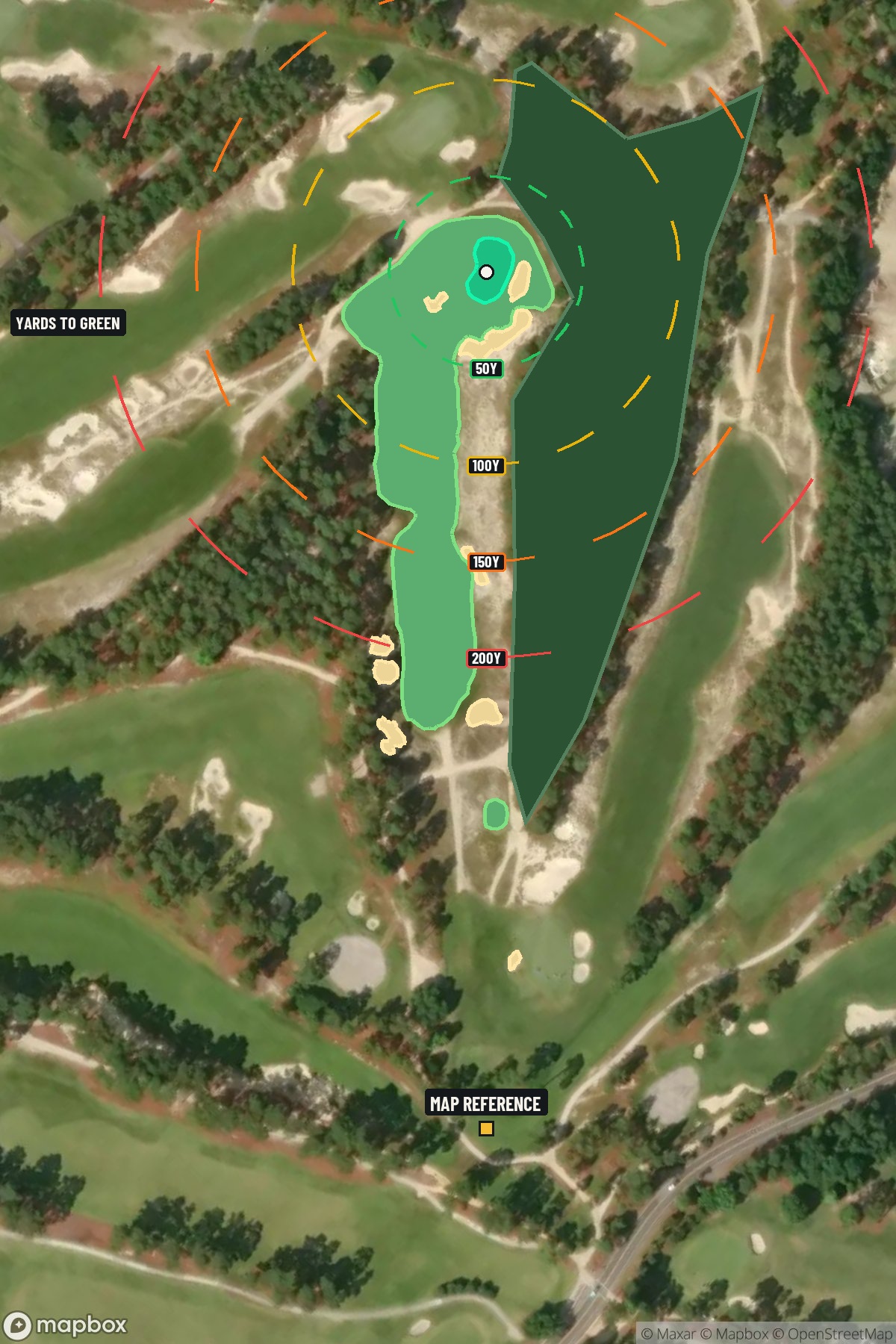 Hole 12 aerial at Pinehurst Resort #2