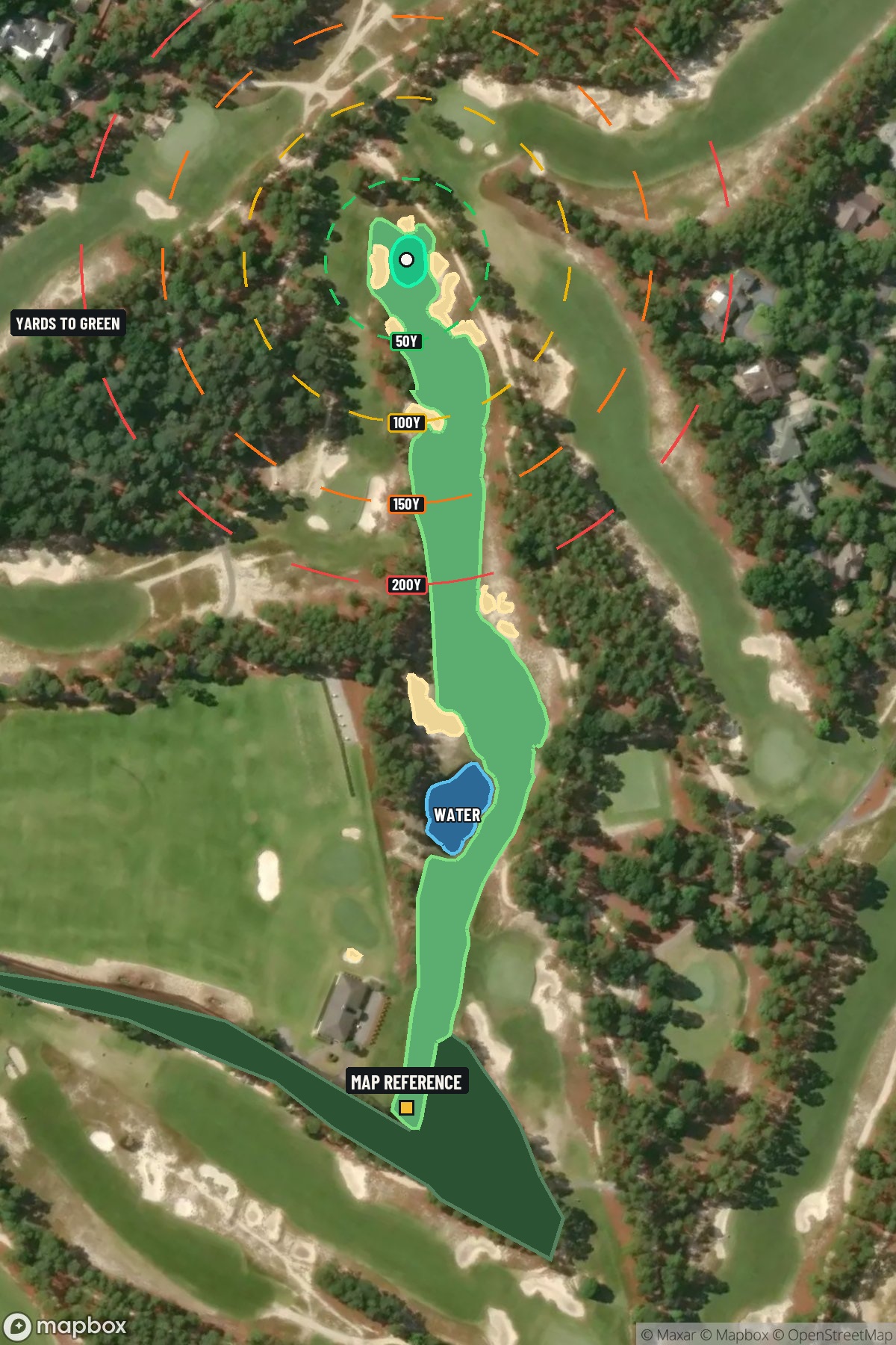 Hole 16 aerial at Pinehurst Resort #2