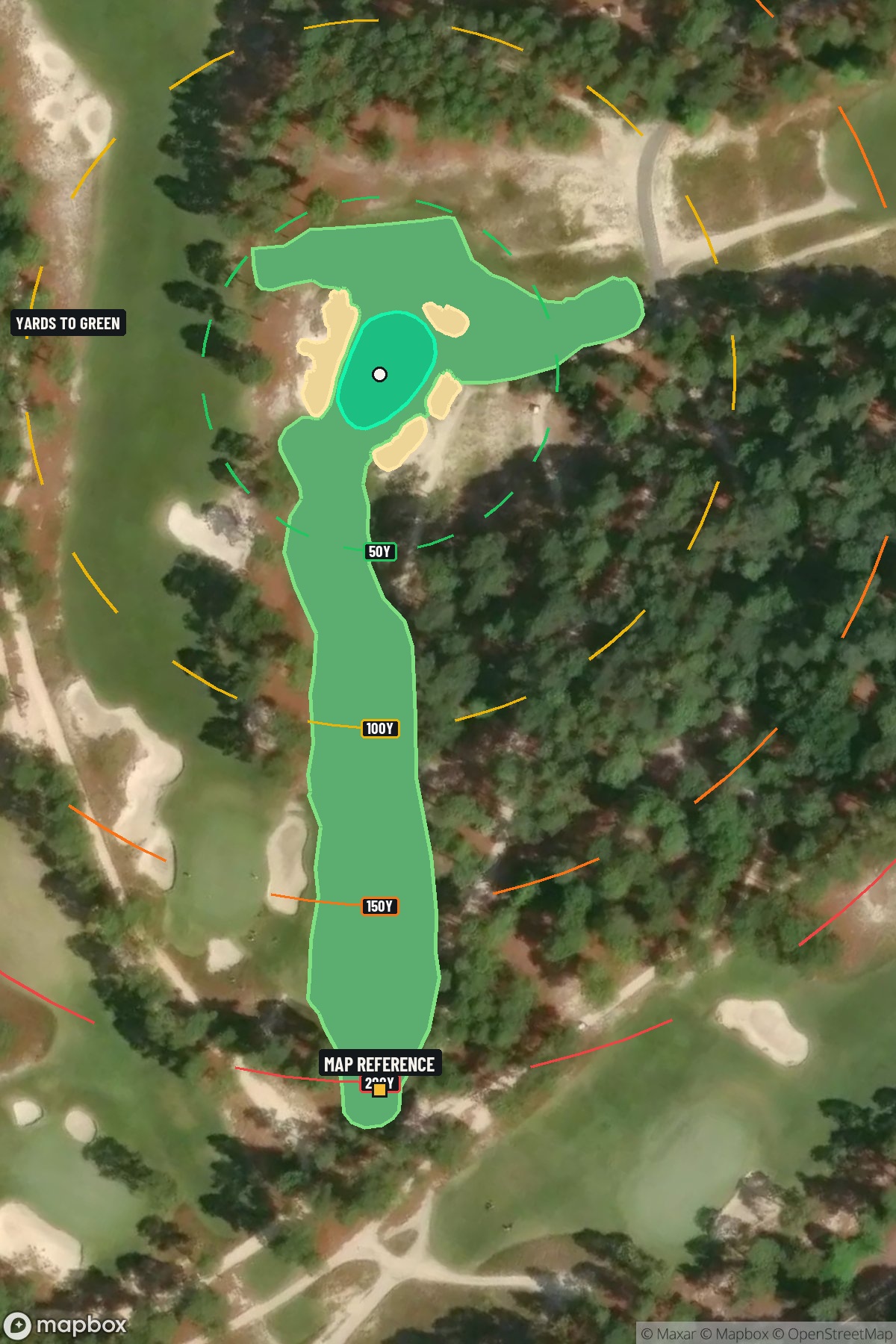 Hole 17 aerial at Pinehurst Resort #2