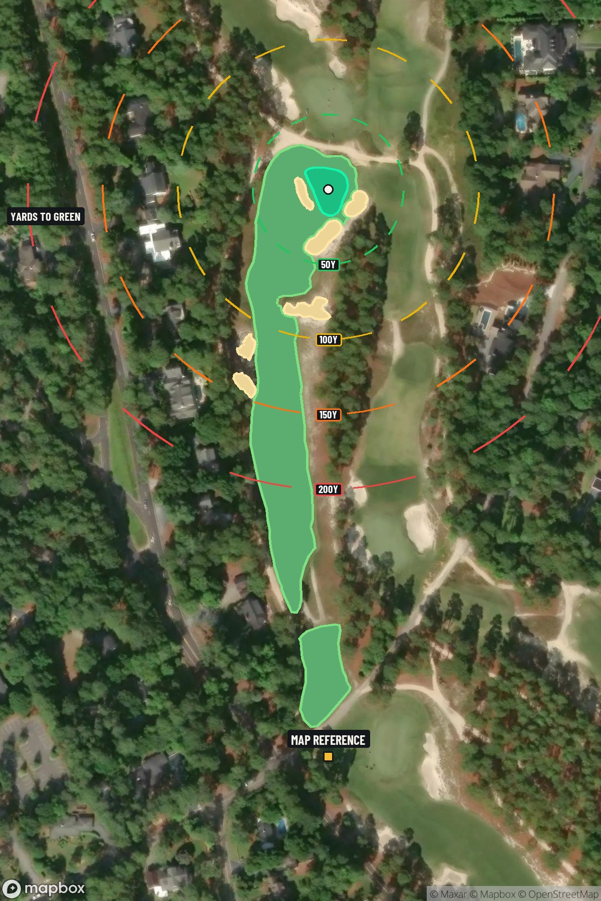 Hole 3 aerial at Pinehurst Resort #2