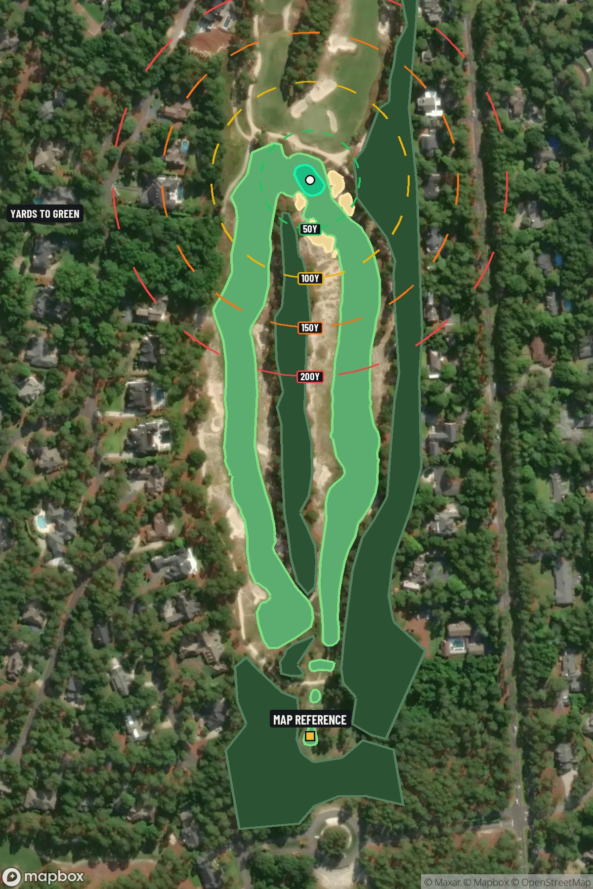 Hole 5 aerial at Pinehurst Resort #2