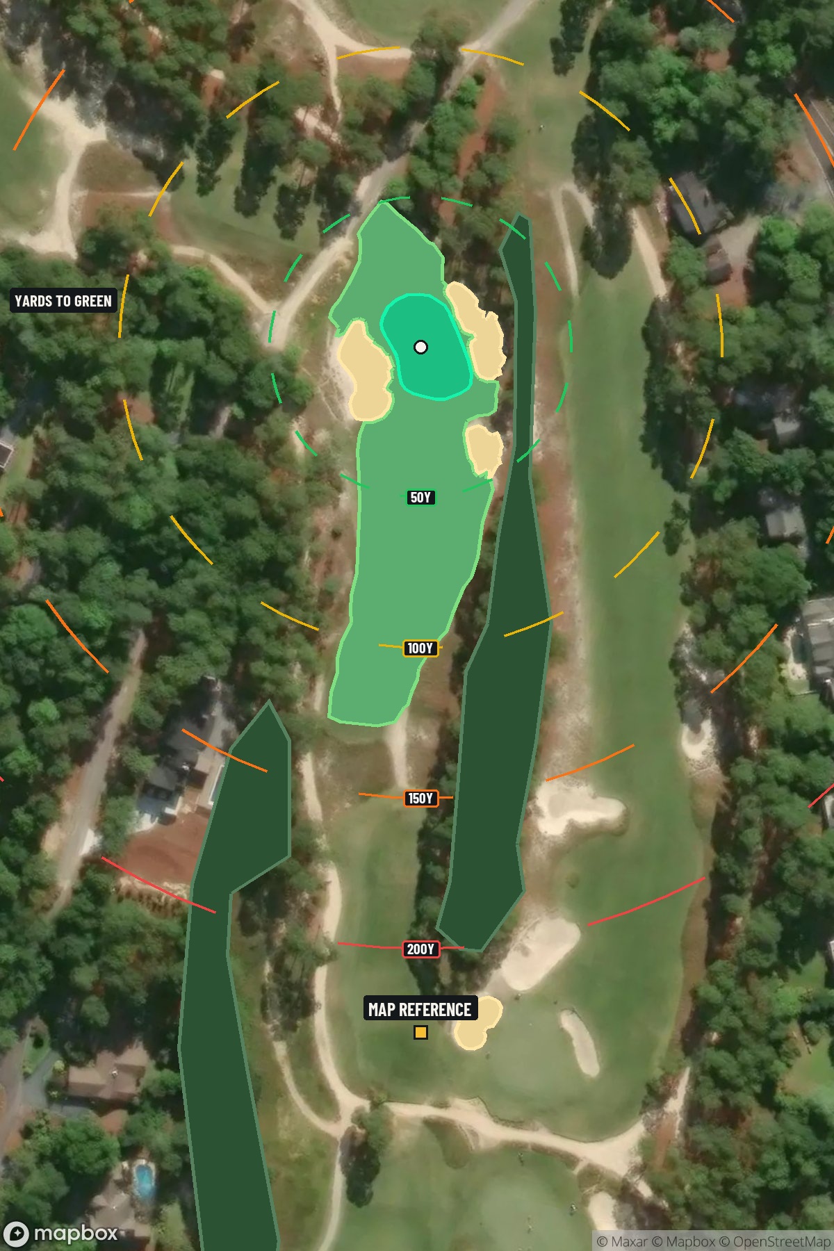 Hole 6 aerial at Pinehurst Resort #2