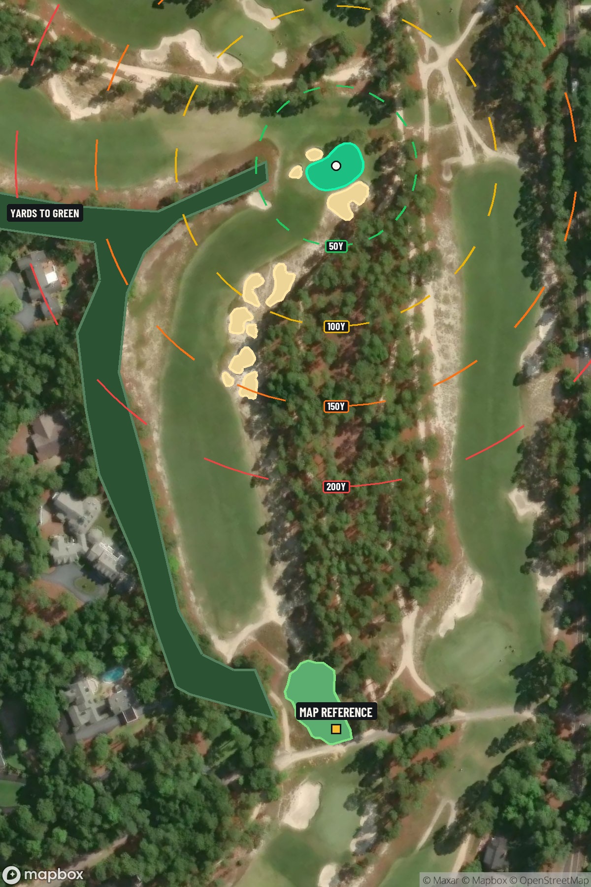 Hole 7 aerial at Pinehurst Resort #2