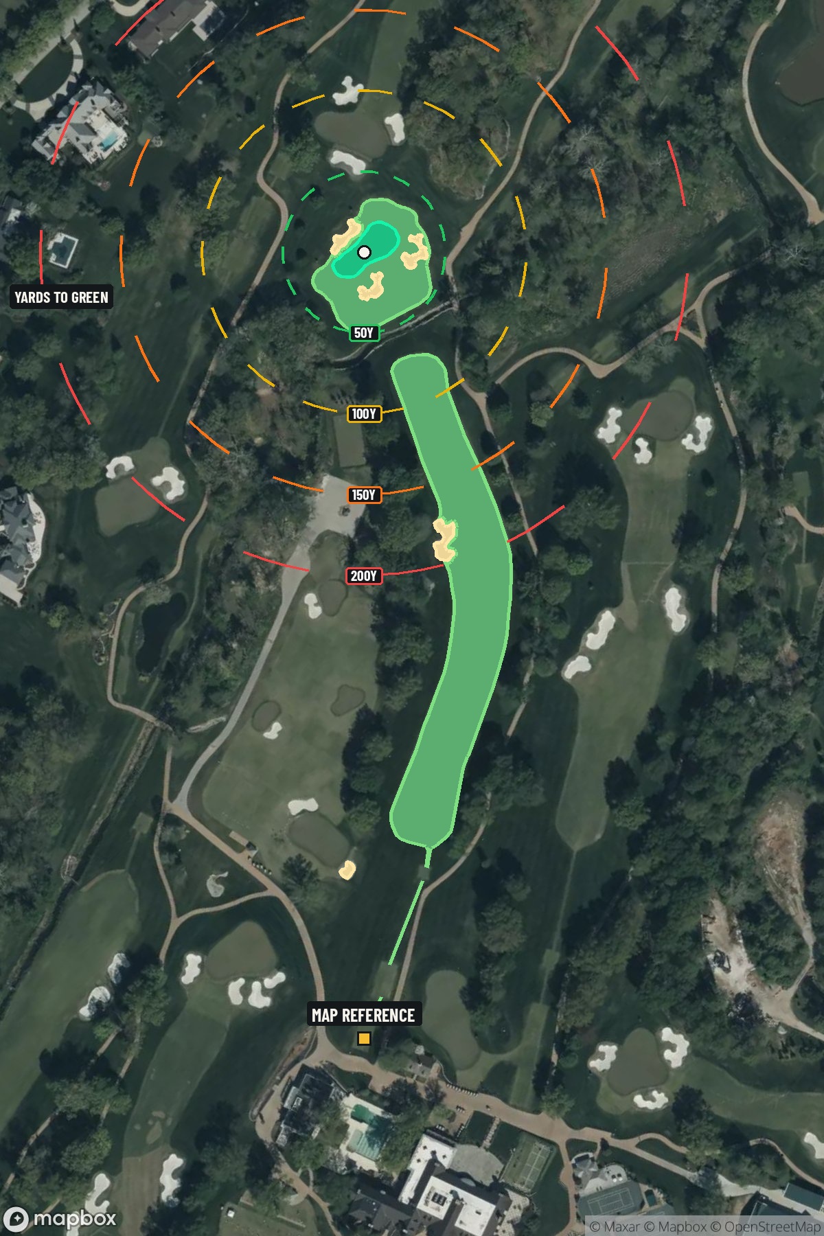 Hole 10 aerial at Bellerive Country Club