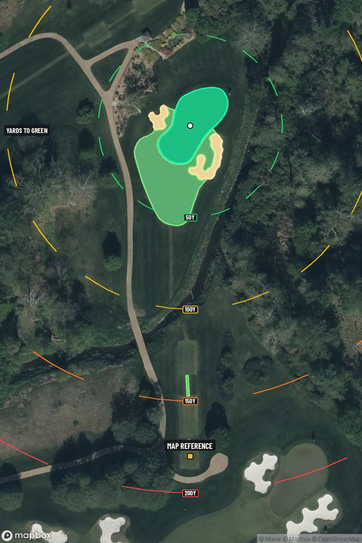 Hole 13 aerial at Bellerive Country Club