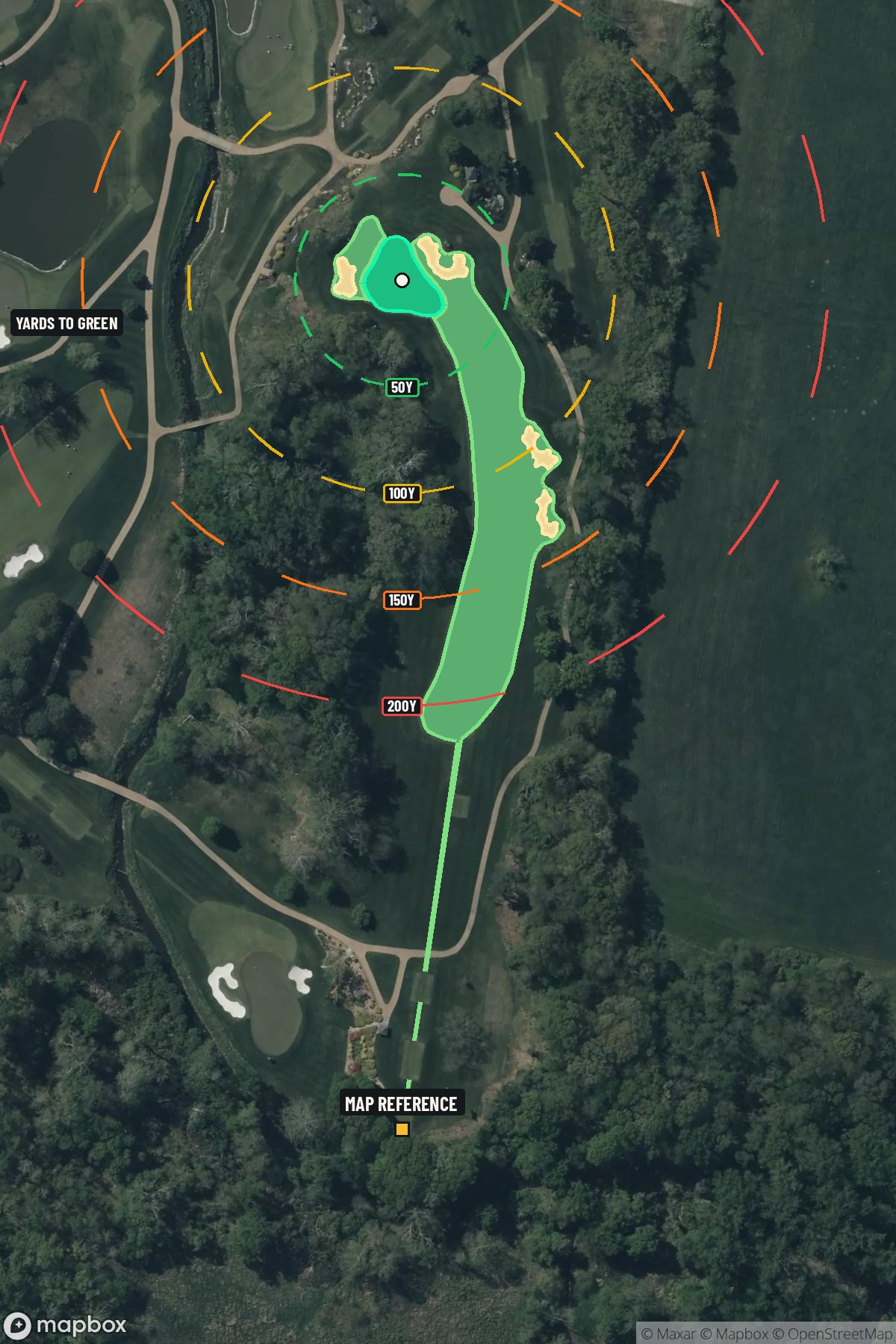 Hole 14 aerial at Bellerive Country Club