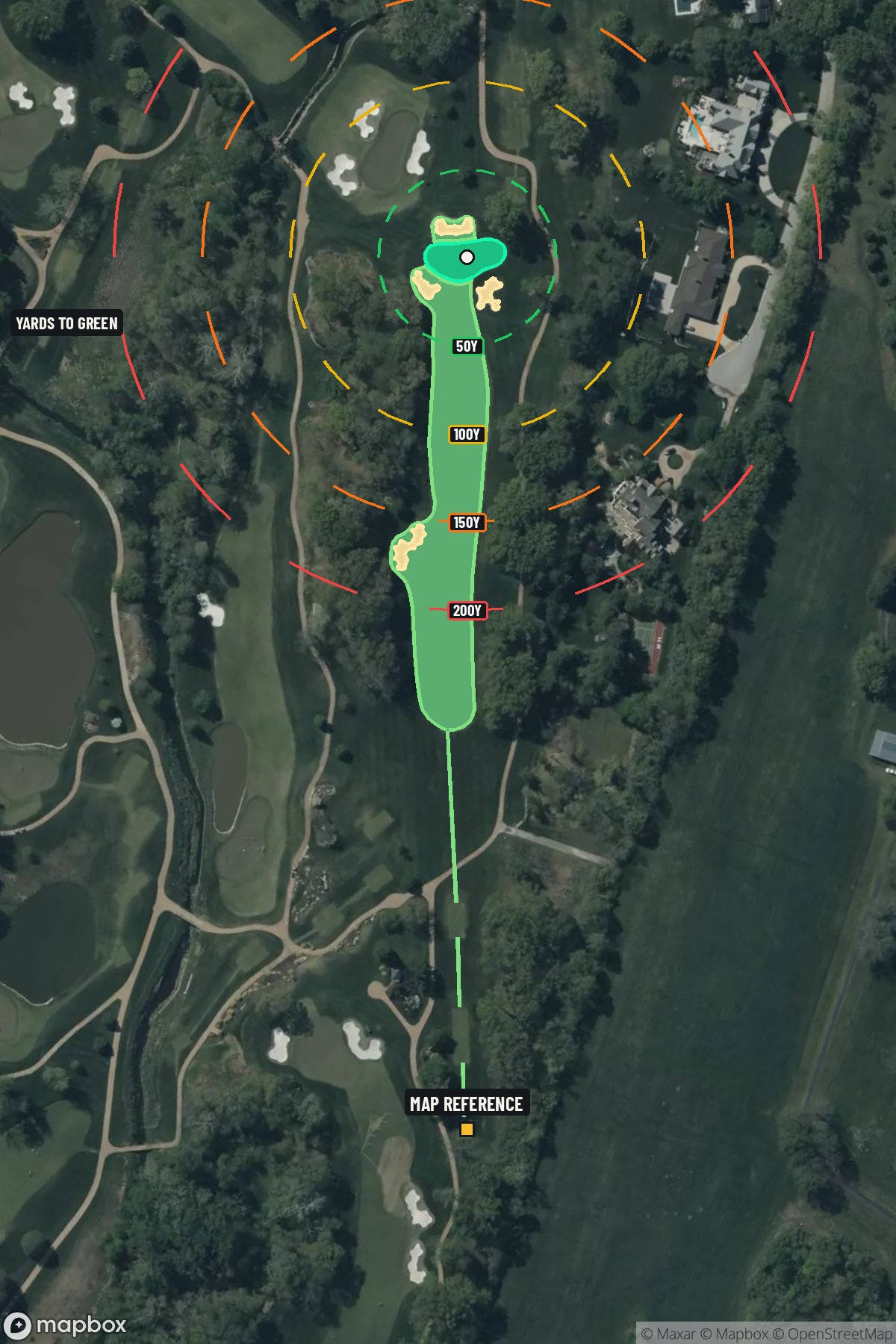Hole 15 aerial at Bellerive Country Club