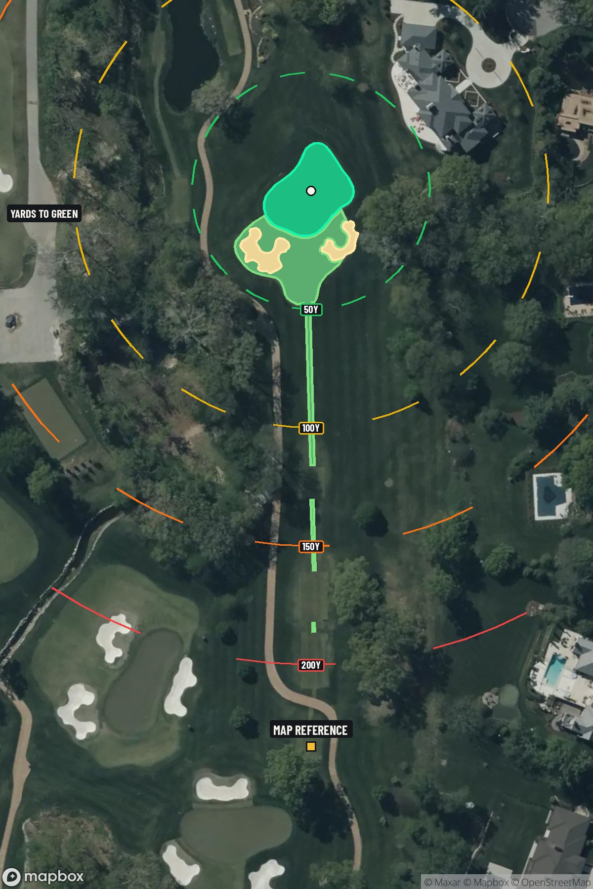 Hole 16 aerial at Bellerive Country Club