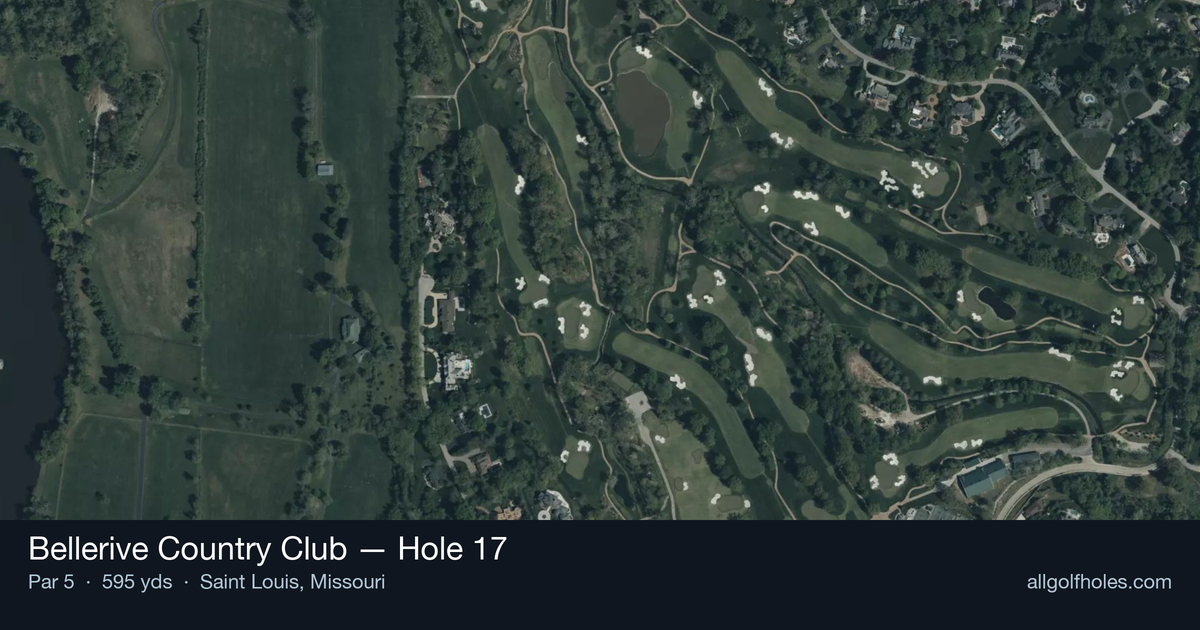 Hole 17 aerial at Bellerive Country Club